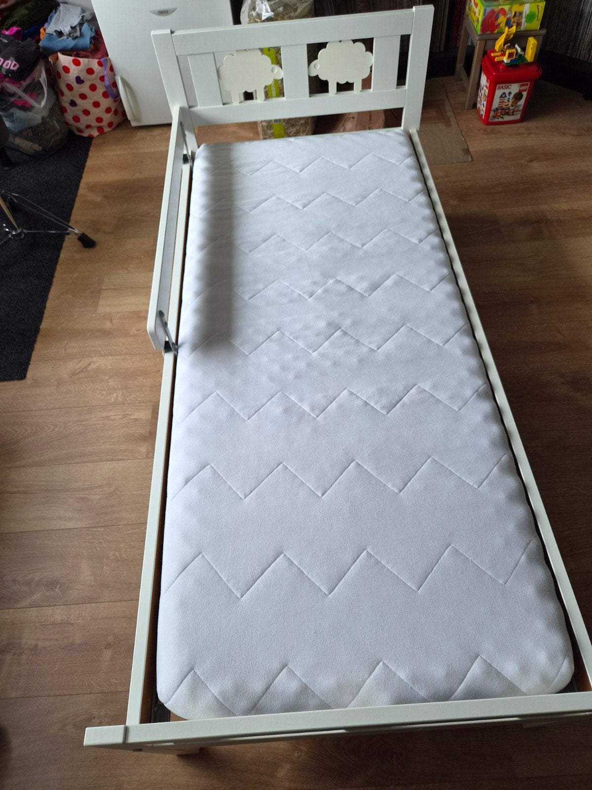 Ikea Kritter bed met lattenbodem en matras (70x160), Gebruikt, 70 tot 85 cm, 160 tot 180 cm, Ophalen