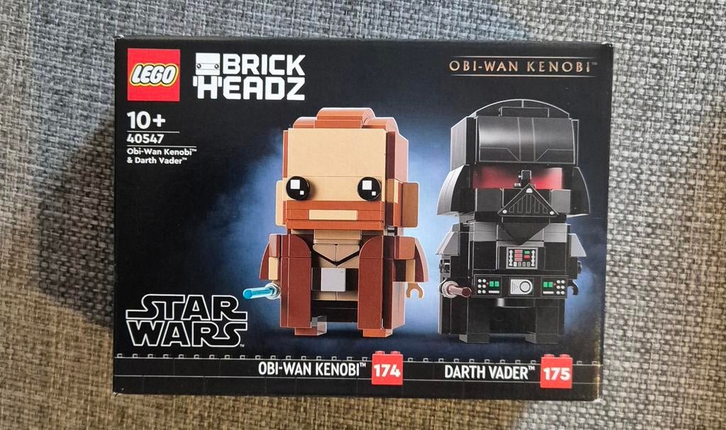 Lego StarWars Brickheadz 40547 Obi-wan Kenobi VS Darth Vader, BrickHeadz, Lego, Nieuw, Ophalen of Verzenden
