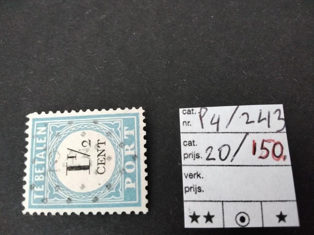 Betere Puntstempels KW III én Wilhelmina Hangend Haar, Postzegels en Munten, Verzenden