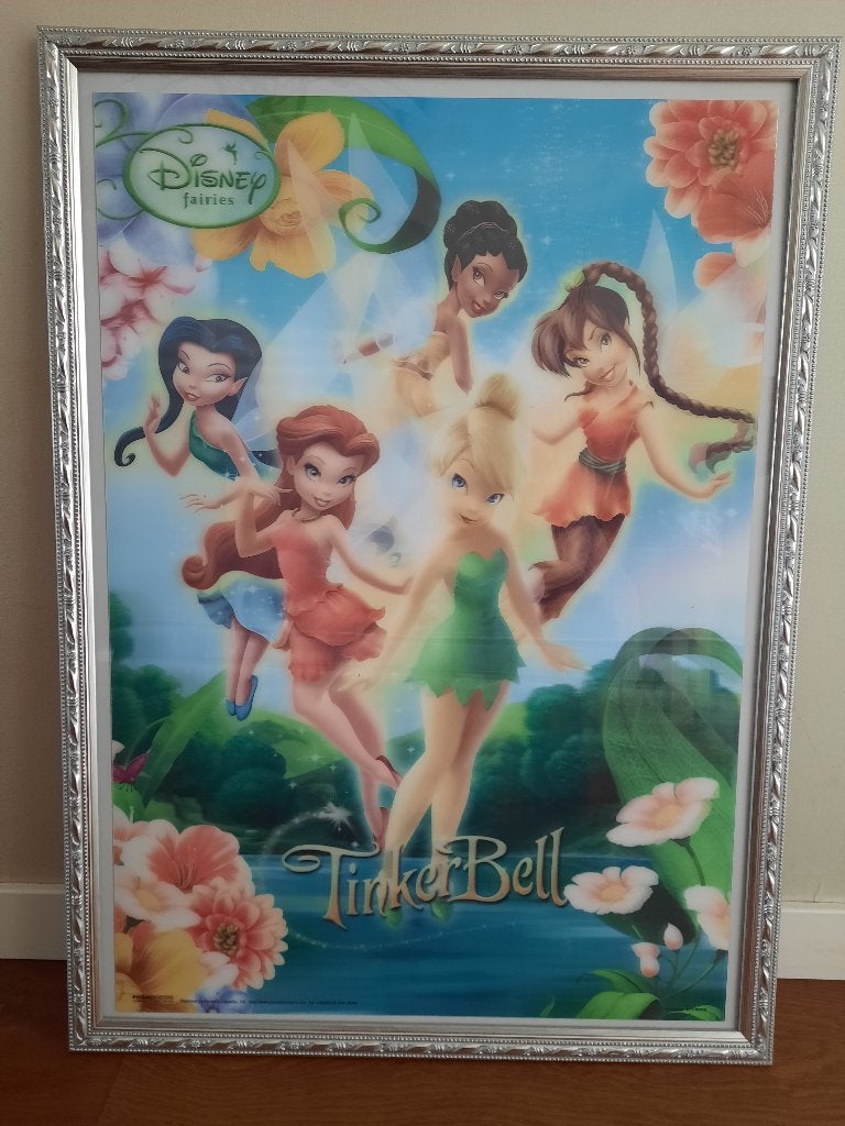 Tinkerbell schilderij 3D, Ophalen of Verzenden, Zo goed als nieuw, Schilderij