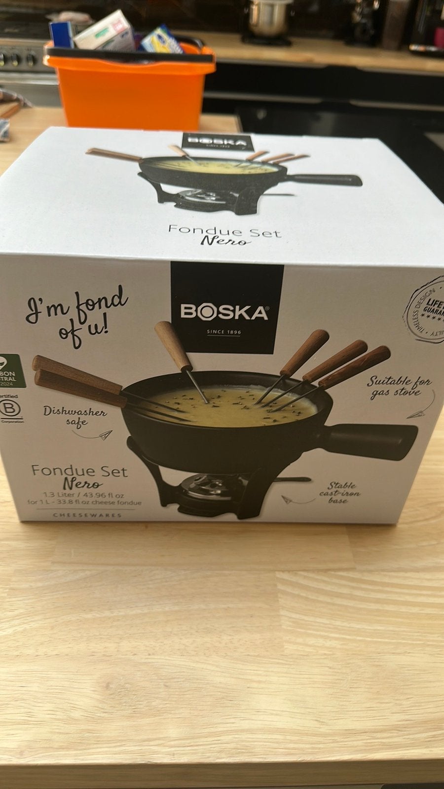 Boska nieuw in de doos, Witgoed en Apparatuur, Fonduesets, Ophalen, Nieuw, Elektrisch, Fondueset