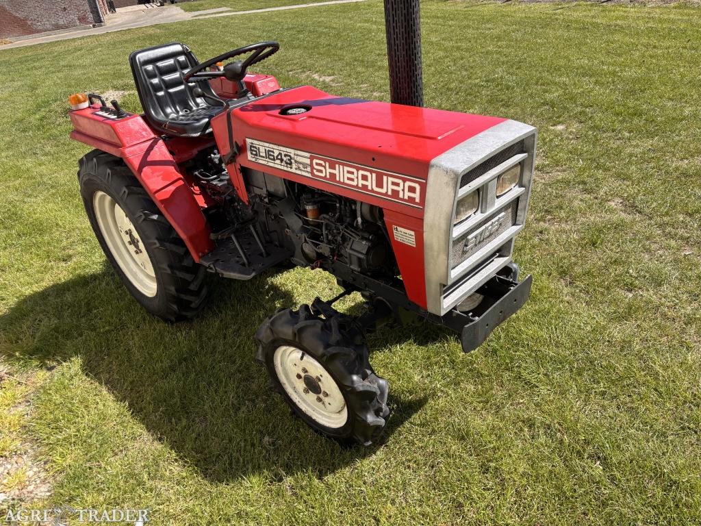 Shibaura 4x4 minitractor  - 17 PK - incl. beurt - marge, -, -, Shibaura, Voertuig of Aanhanger