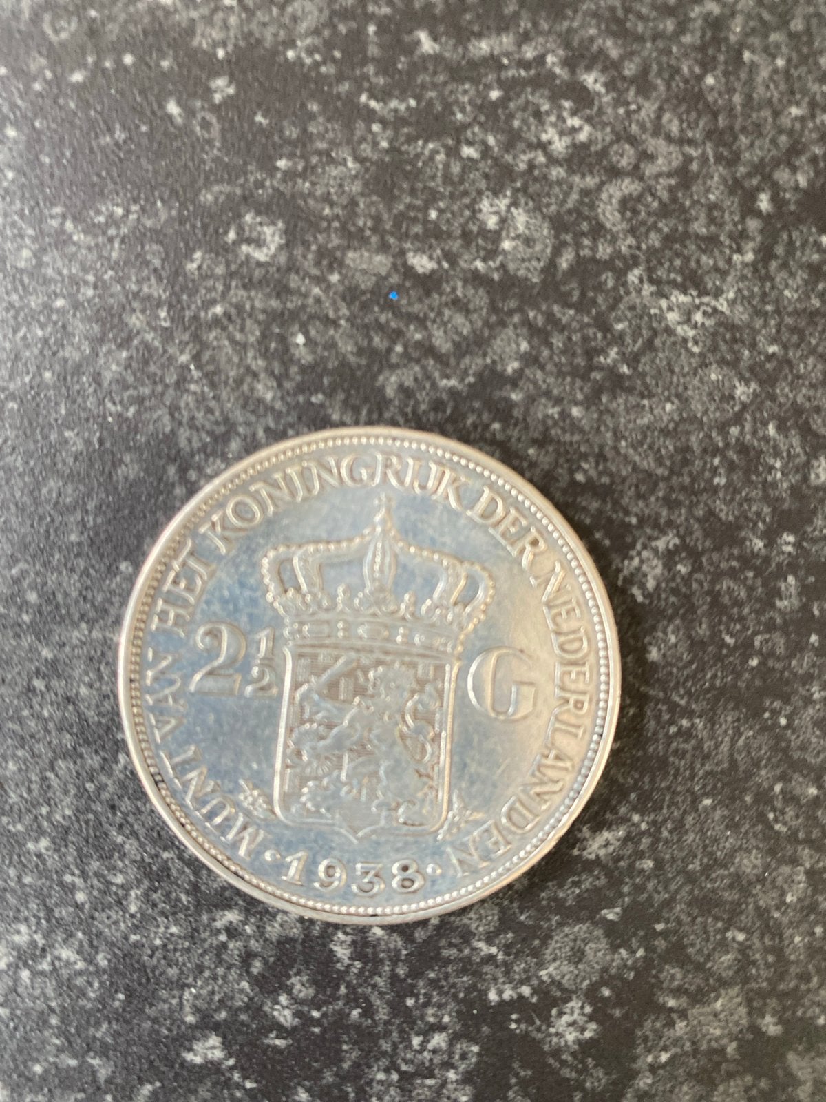 Zilveren 2½ Gulden Koningin Juliana 1938, Postzegels en Munten, Munten | Nederland, Koningin Juliana, Zilver, Ophalen of Verzenden