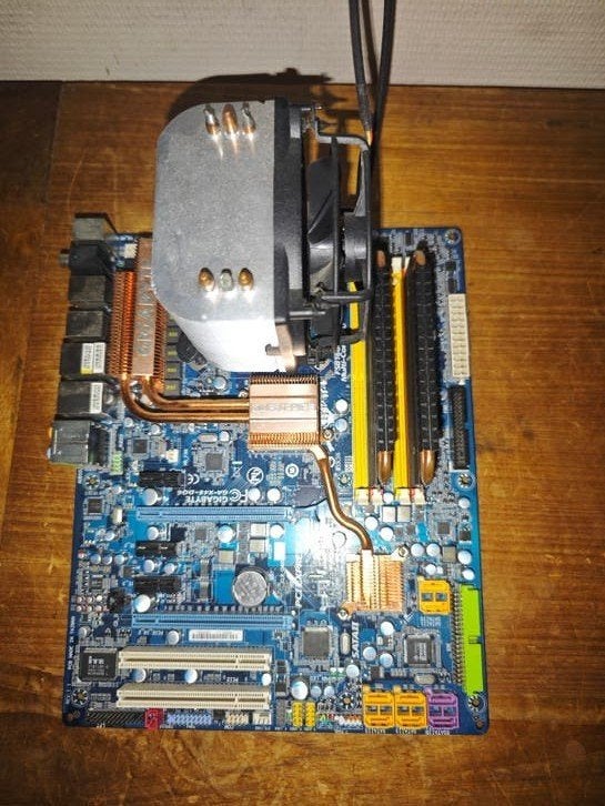 Oude High-End X48 DQ6 Core 2 DUO E8500 Retro Gaming Setup, Gebruikt, Gigabyte, Onbekend, Ophalen of Verzenden