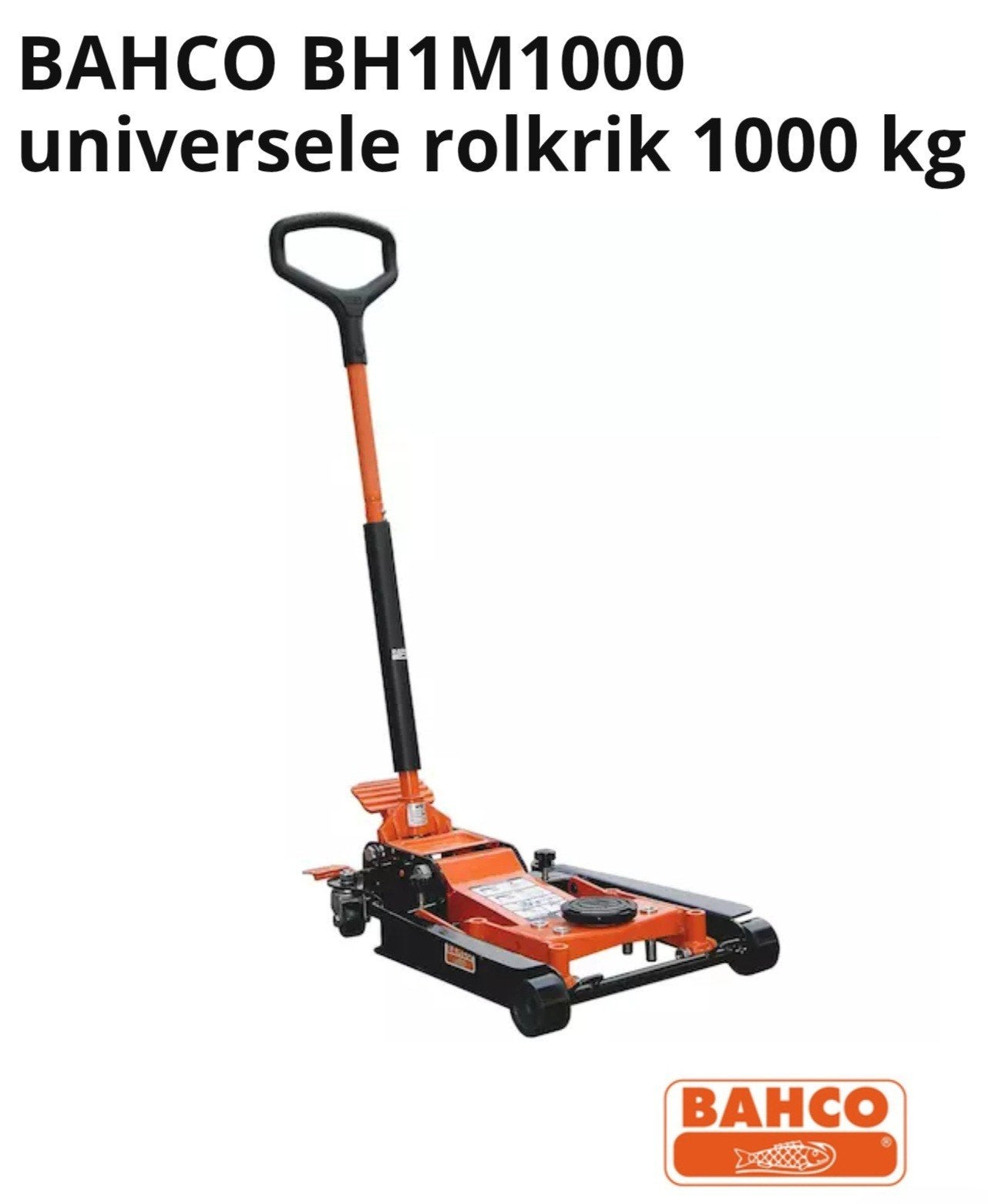 Bahco rolkrik 1 ton type BH1M1000, Auto diversen, Krikken, Ophalen, Nieuw, Garagekrik