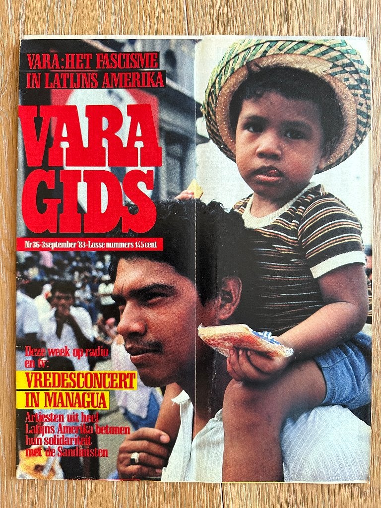 VARA Gids 3 sept 1983, met David Sylvain, Fons Rademakers, Ophalen of Verzenden, Gelezen, Muziek, Film of Tv