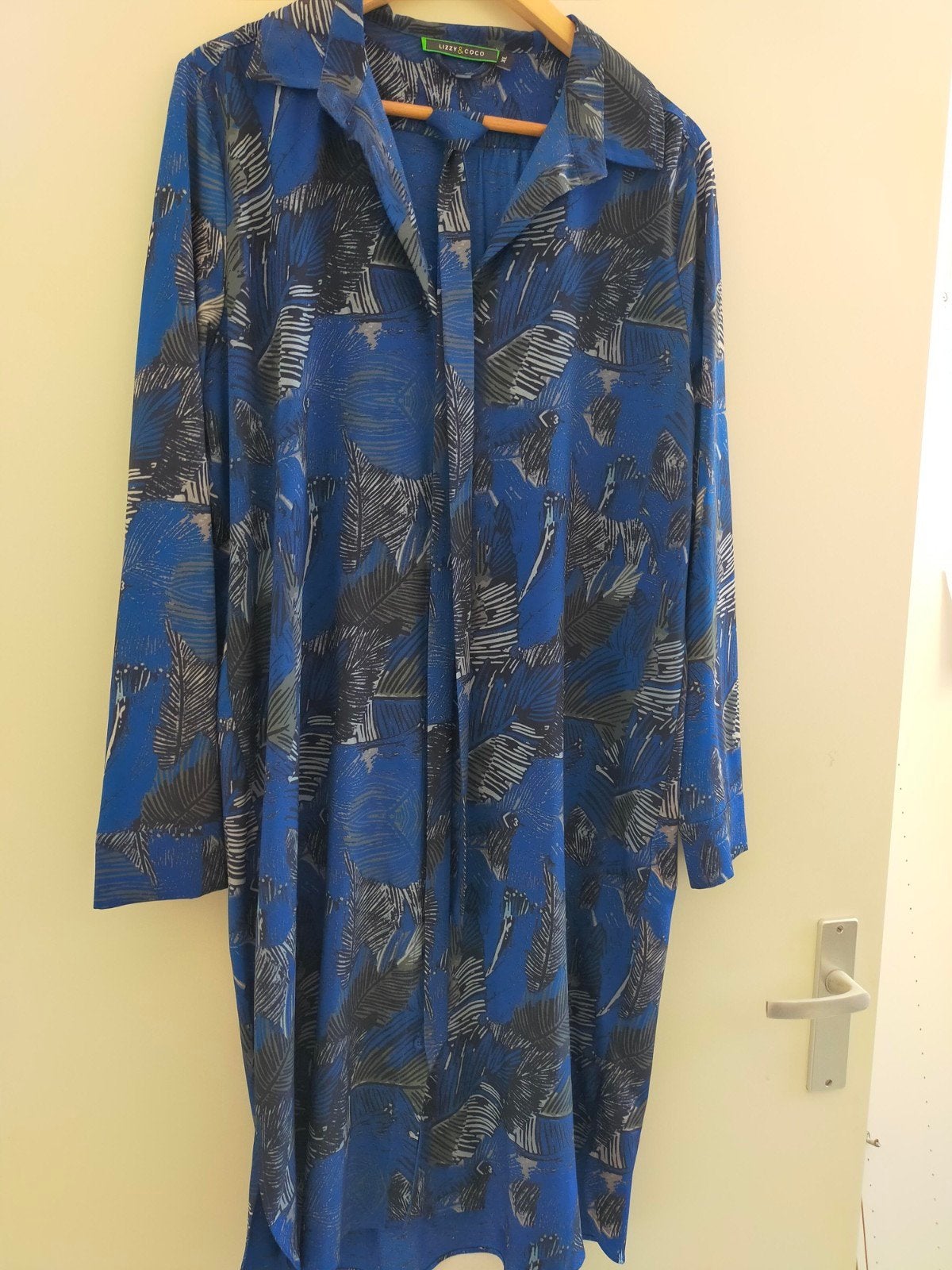 Nieuwe Lizzy & Coco jurk/tuniek - Blauw met print, Kleding | Dames, Blauw, Maat 46/48 (XL) of groter, Nieuw, Ophalen of Verzenden