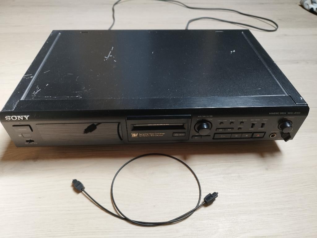 Sony MDS-JE500 minidisc recorder (defect laadmechanisme), Audio, Tv en Foto, Walkmans, Discmans en Minidiscspelers, Ophalen, Minidisc-recorder