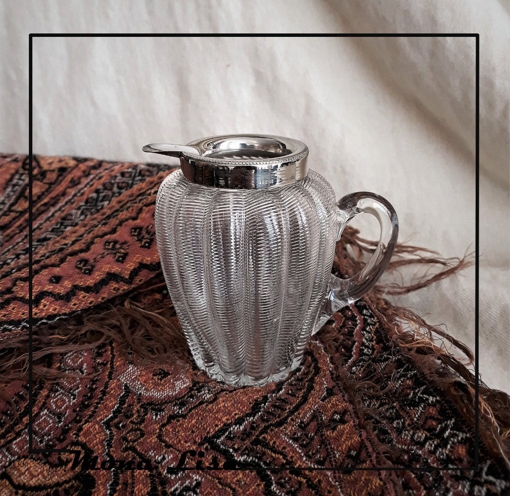 Glazen melkkannetje – 9 cm hoog, Ophalen of Verzenden