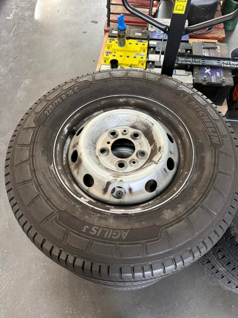 Set Stalen Camper Velgen 5x130 16 Inch, Auto-onderdelen, Banden en Velgen, Ophalen, 16 inch, Banden en Velgen, Nieuw
