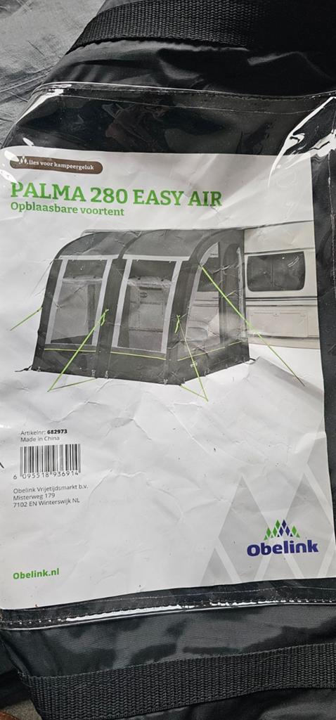 Obelink Palma 280 Easy Air opblaasbare deeltent, Ophalen, Zo goed als nieuw