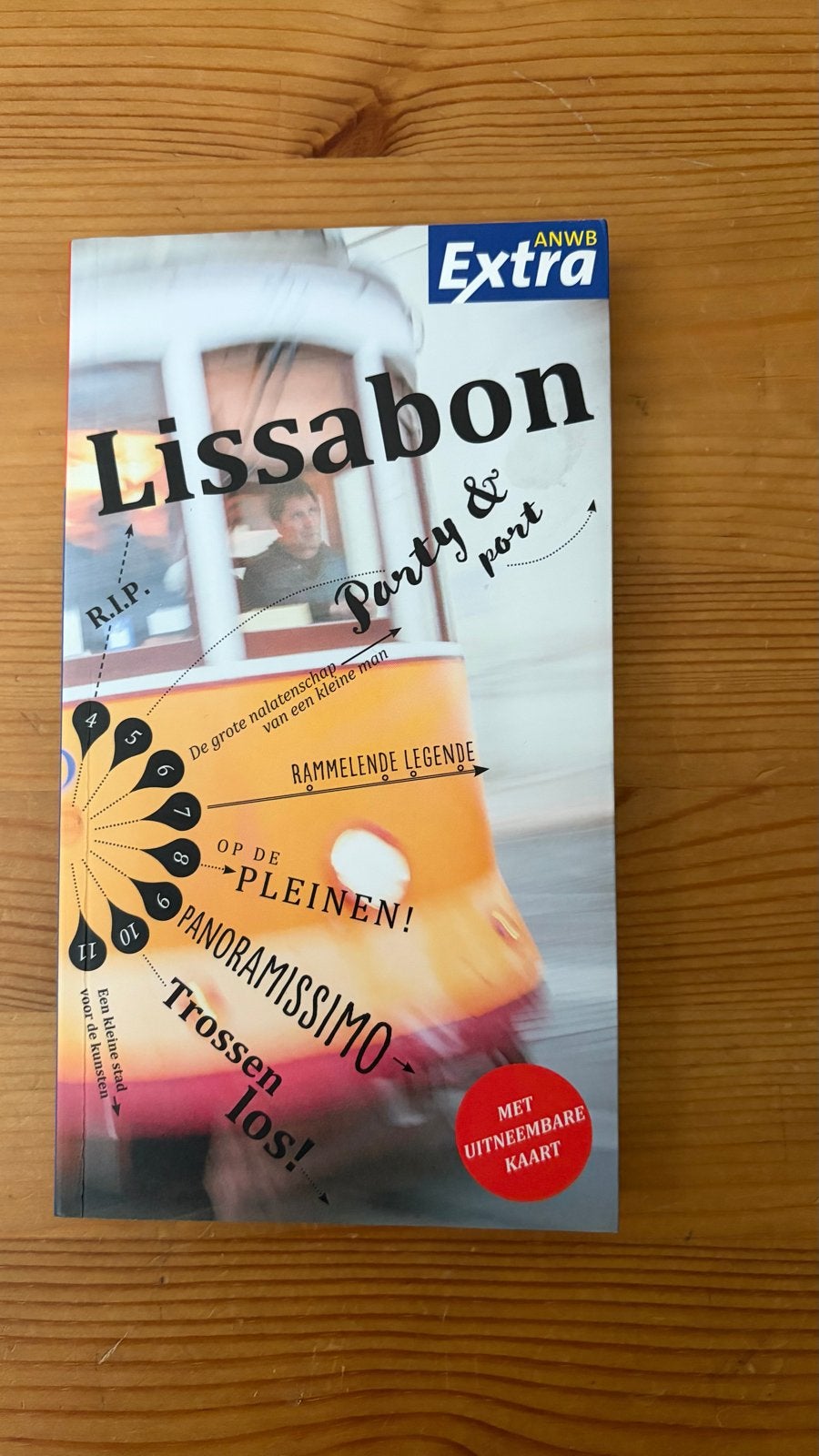 ANWB Extra Lissabon reisgids met uitneembare kaart, Europa, Nieuw, Ophalen of Verzenden, Reisgids of -boek