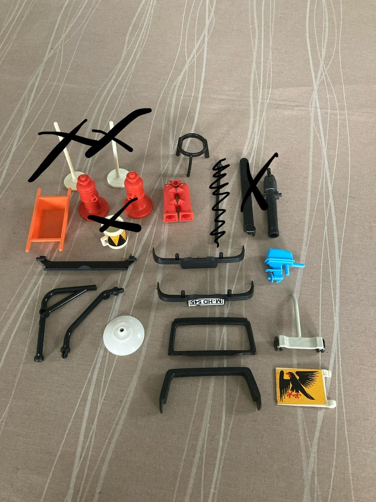 Playmobil auto accessoires, onderdelen., Kinderen en Baby's, Speelgoed | Playmobil, Ophalen of Verzenden, Zo goed als nieuw