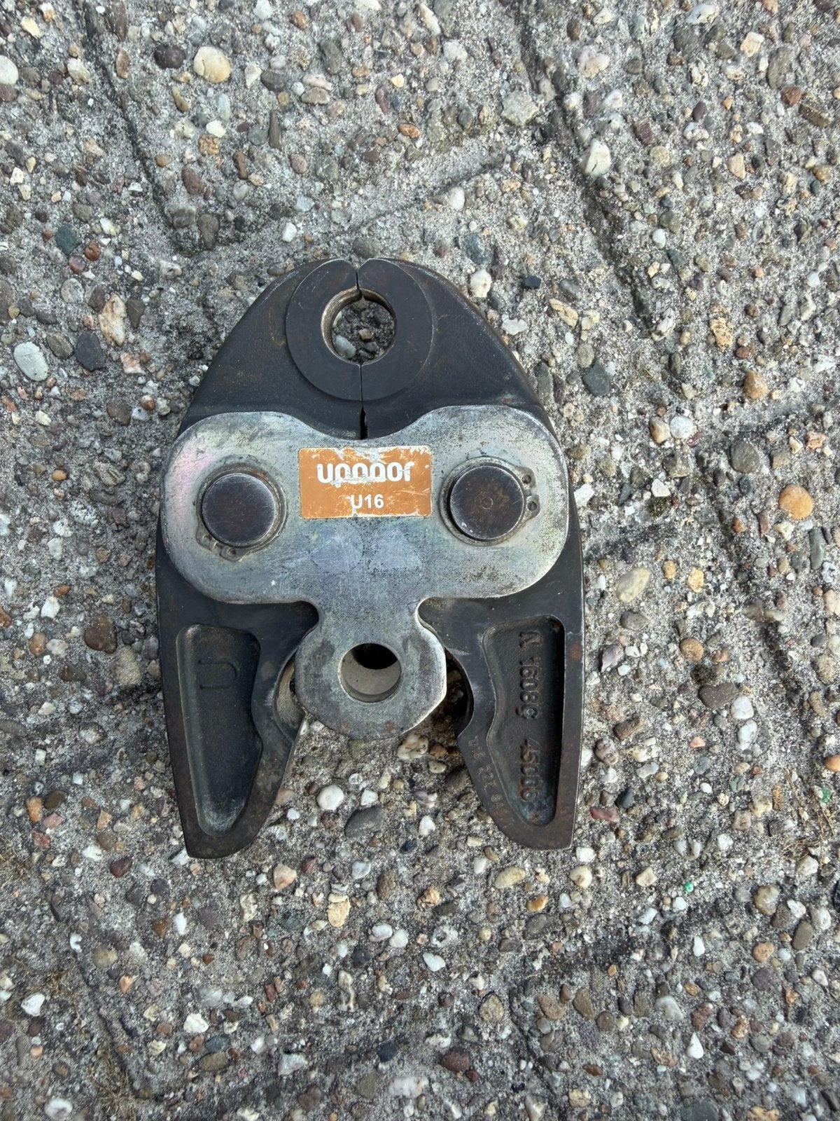 Uponor persbek 16mm, Doe-het-zelf en Verbouw, Gereedschap | Handgereedschap, Ophalen of Verzenden, Zo goed als nieuw