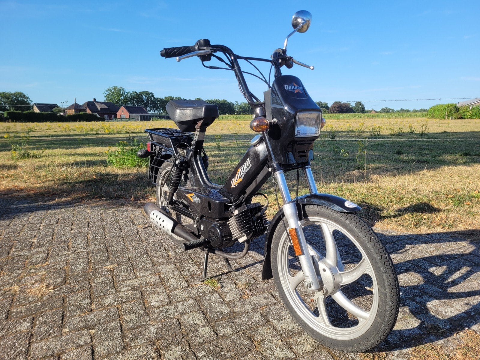 Tomos Quadro E-start 2012 Airsal 50cc Veel nieuw!, Fietsen en Brommers, Brommers | Tomos, Ophalen of Verzenden, Zo goed als nieuw