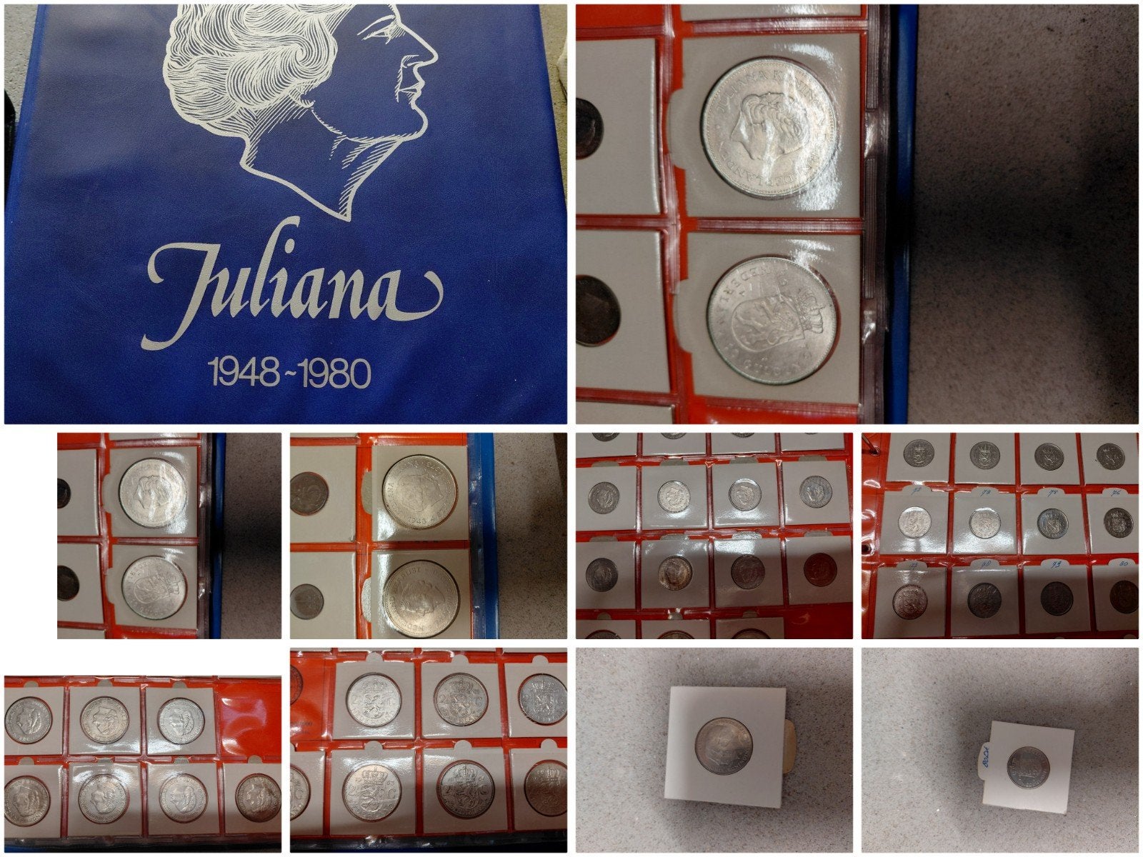 Complete Muntencollectie Koningin Juliana 1948-1980, Postzegels en Munten, Ophalen, Koningin Juliana, 1 cent, Setje