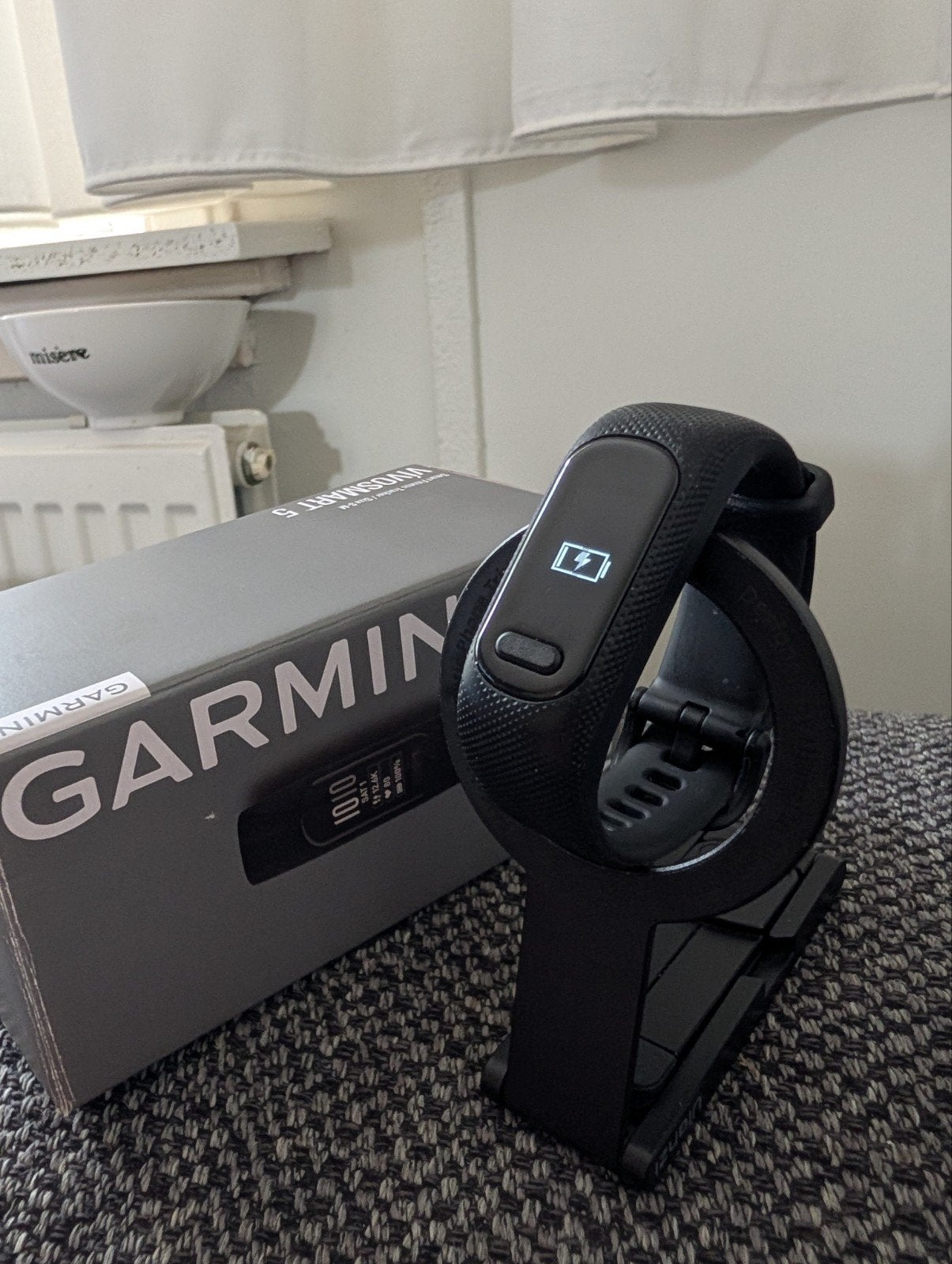 Garmin Vivosmart 5 S/M - Zo goed als nieuw, Ophalen of Verzenden, Zo goed als nieuw, Garmin