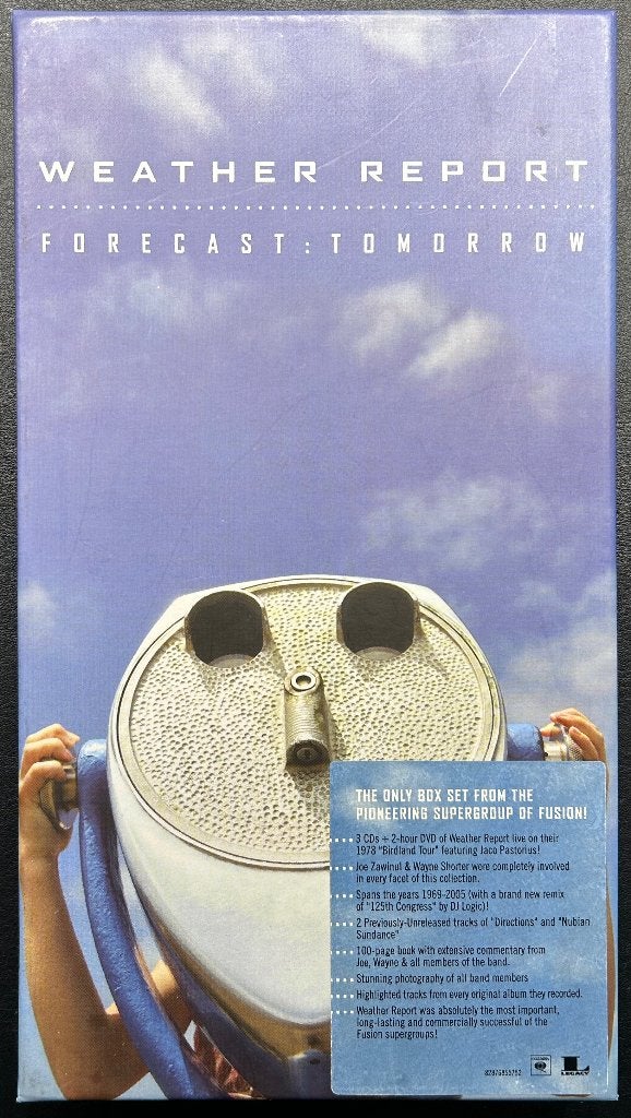 WEATHER REPORT - Forecast: Tomorrow ( Boxset 3CD & DVD ), Ophalen of Verzenden, Zo goed als nieuw, Jazz-fusion, Boxset
