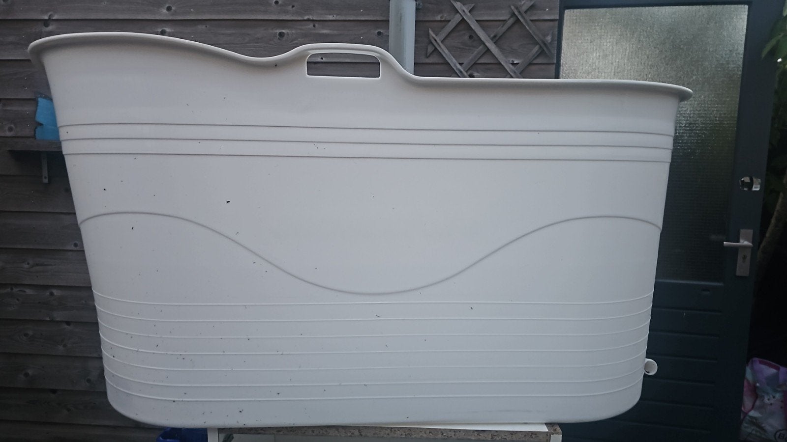 Bath Bucket XL (Comfort) wit - Bad of IJsbad, Ophalen, Zo goed als nieuw, Met bad