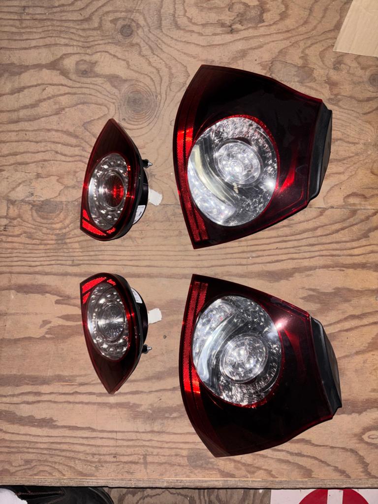 Volkswagen golf 5 smoke achterlichten, Auto-onderdelen, Verlichting, Ophalen of Verzenden, Nieuw, Volkswagen