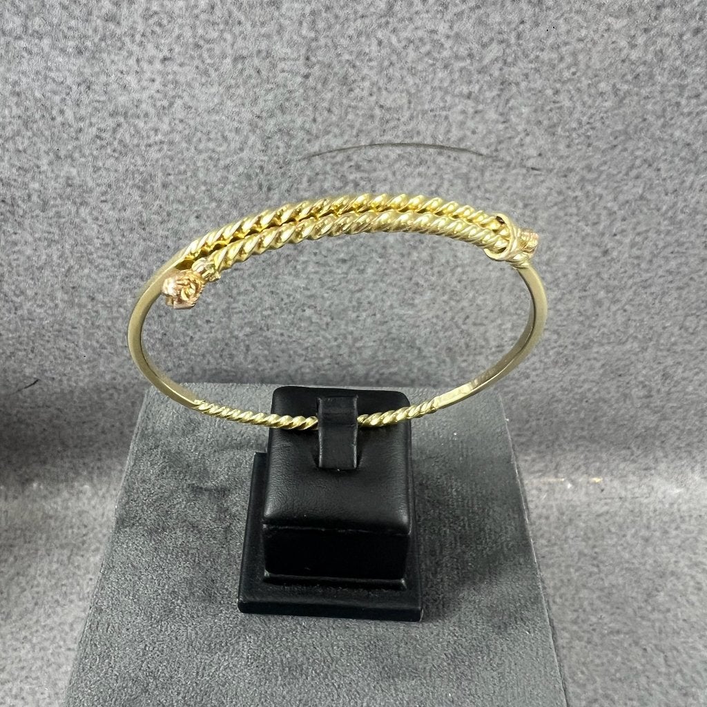 Gouden Armband | 14k | 16,79g | rozenknop | 6,5cm | 415256, Sieraden, Tassen en Uiterlijk, Ophalen of Verzenden, Gebruikt, Goud