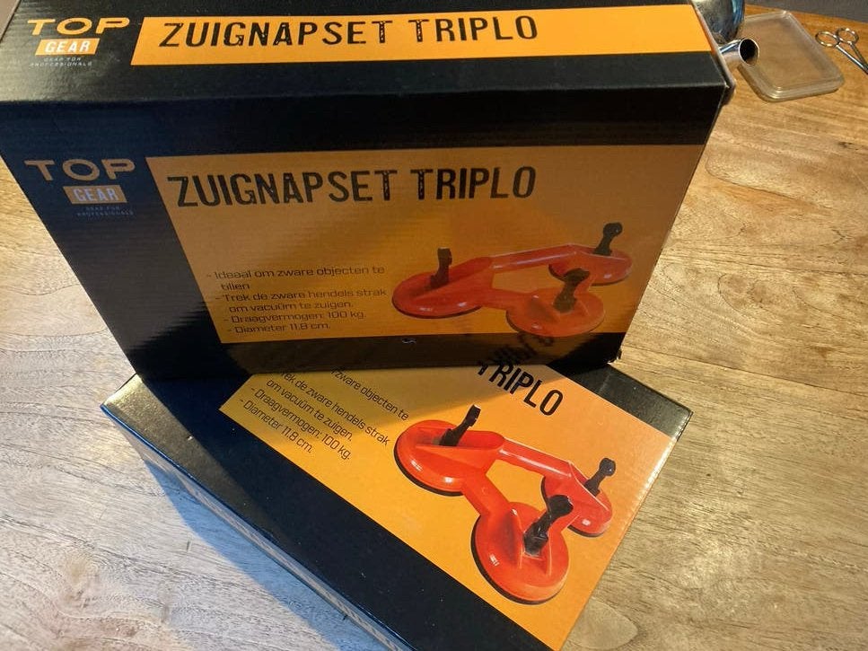 Zuignapset Triplo voor zware objecten, Ophalen of Verzenden, Nieuw, Overige typen, Overige merken