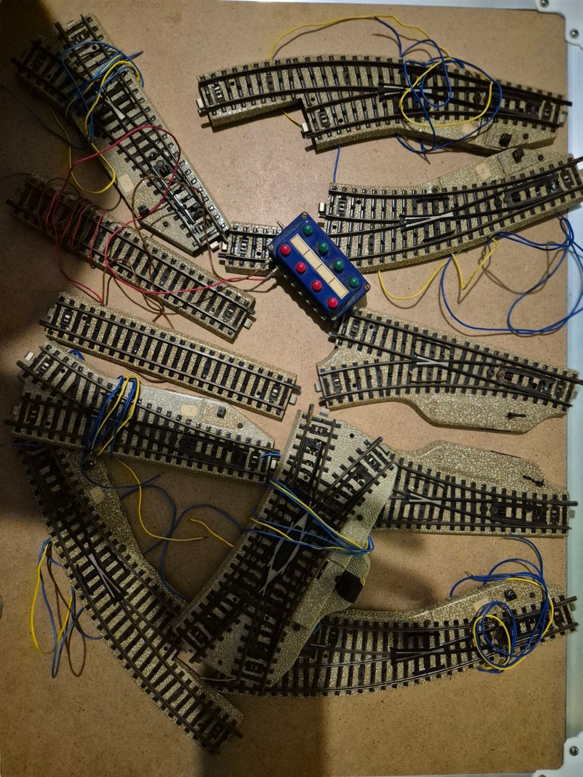 Märklin H0 Treinset met Rails, 3 Locomotieven en Wagons,, Ophalen, Wisselstroom, Märklin, Gebruikt