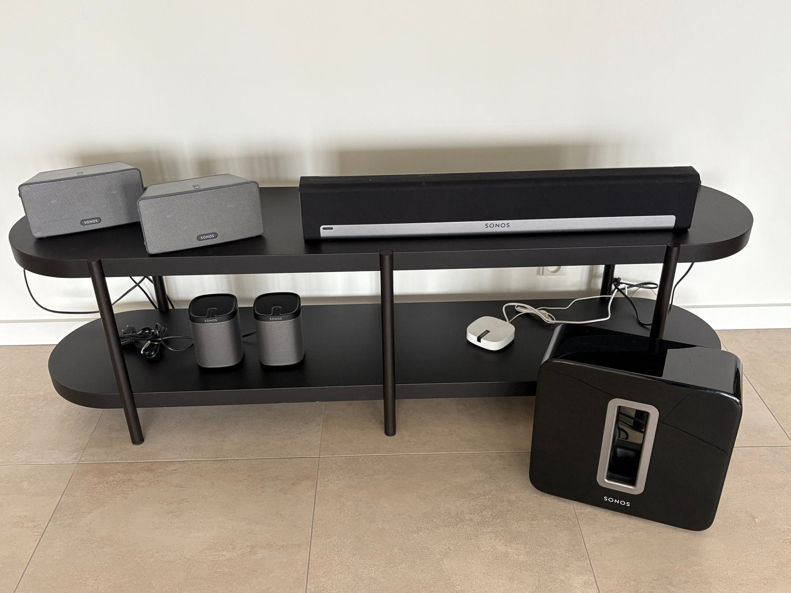 Sonos Home Cinema Set (7-delig), Zo goed als nieuw, Surroundset, Sonos, Basreflex