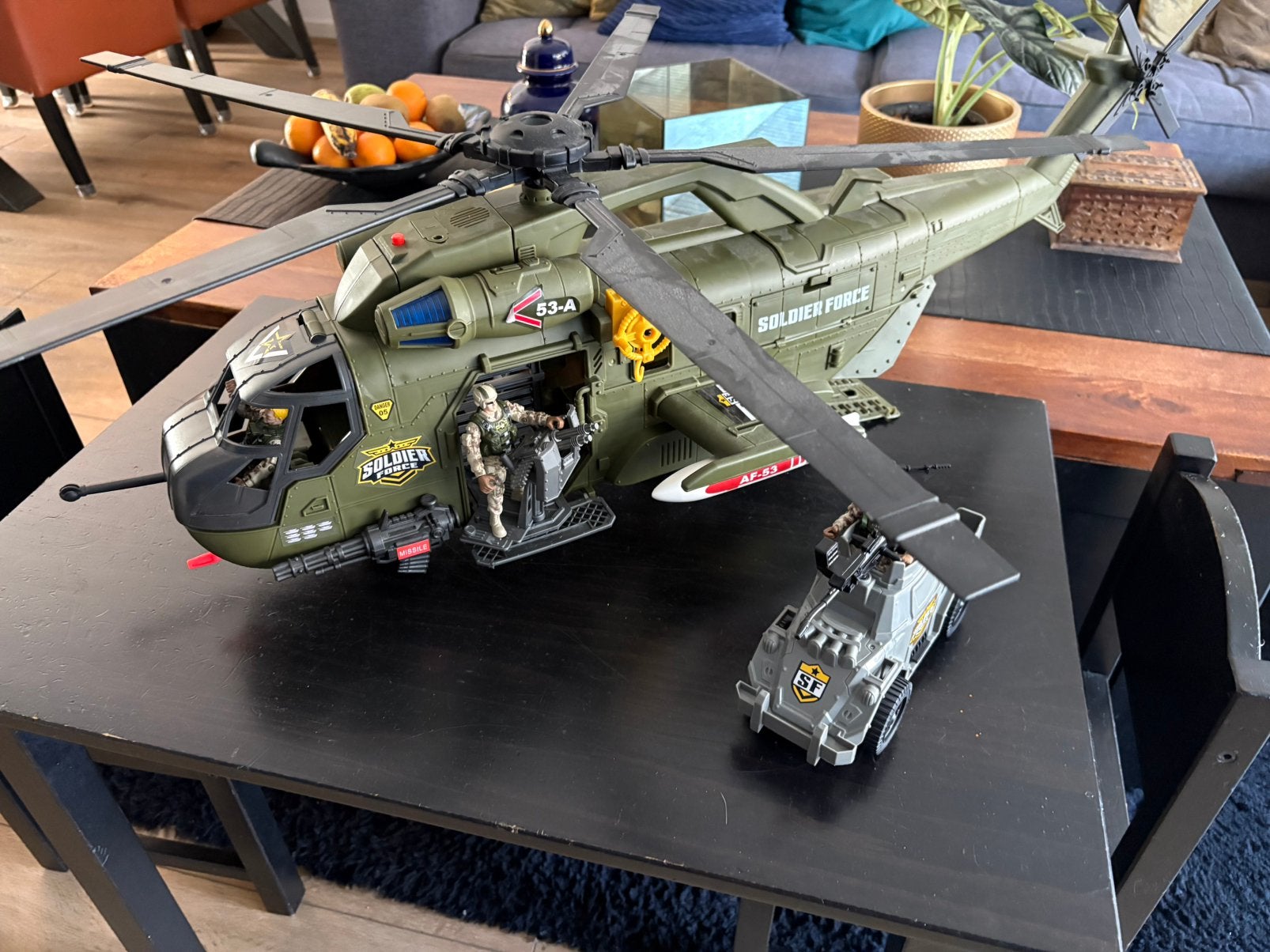 Soldier Forece Helicopter- jongens speelgoed, Ophalen, Gebruikt, 1:72 tot 1:144, Overige merken