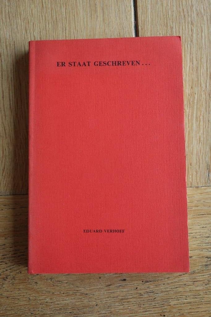 Er staat geschreven... van auteur Eduard Verhoef., Ophalen of Verzenden, Gelezen, Christendom | Katholiek