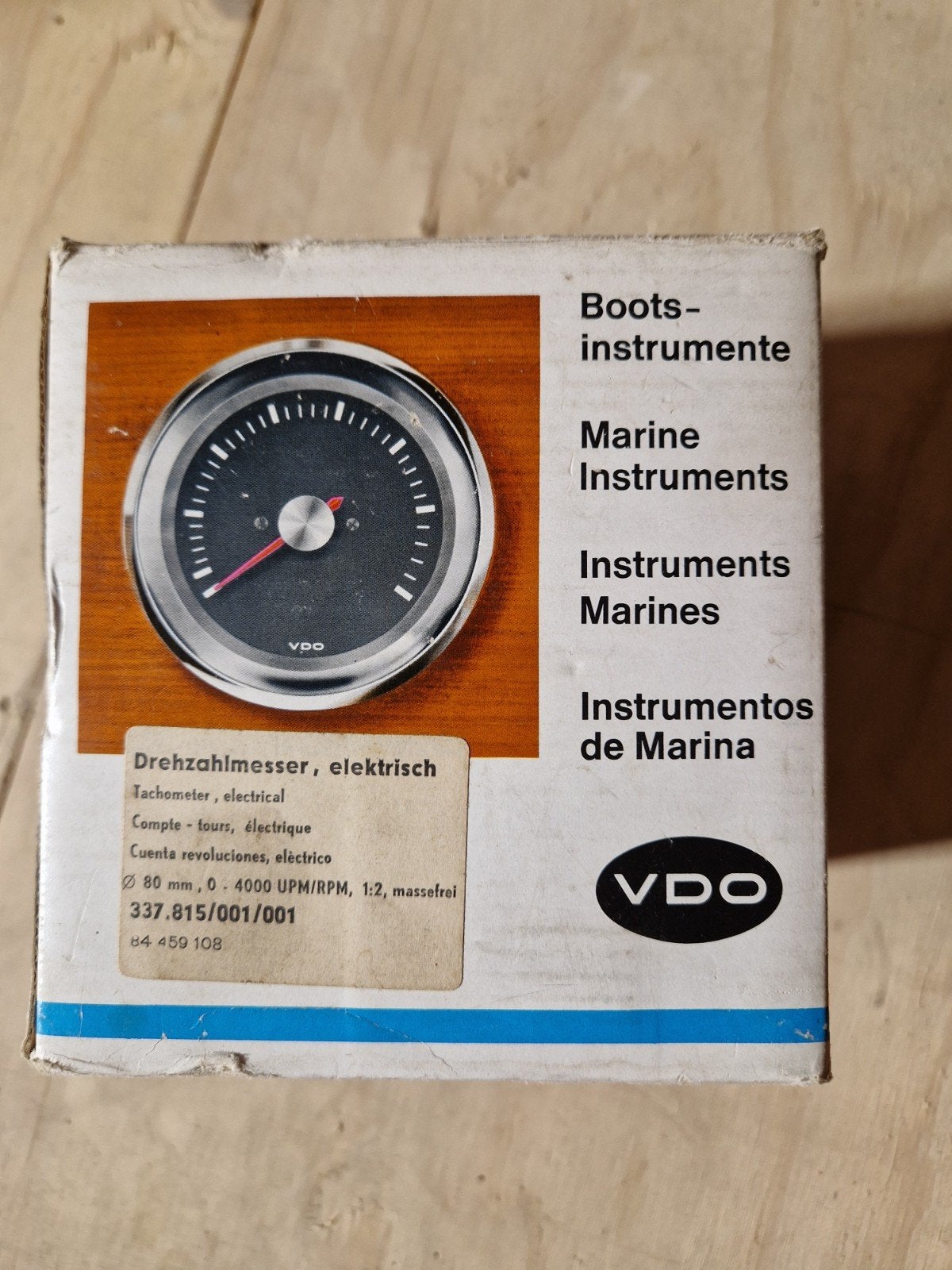 VDO Elektrische Toerenteller - Marine Instrument, Watersport en Boten, Ophalen of Verzenden, Nieuw, Motor en Techniek