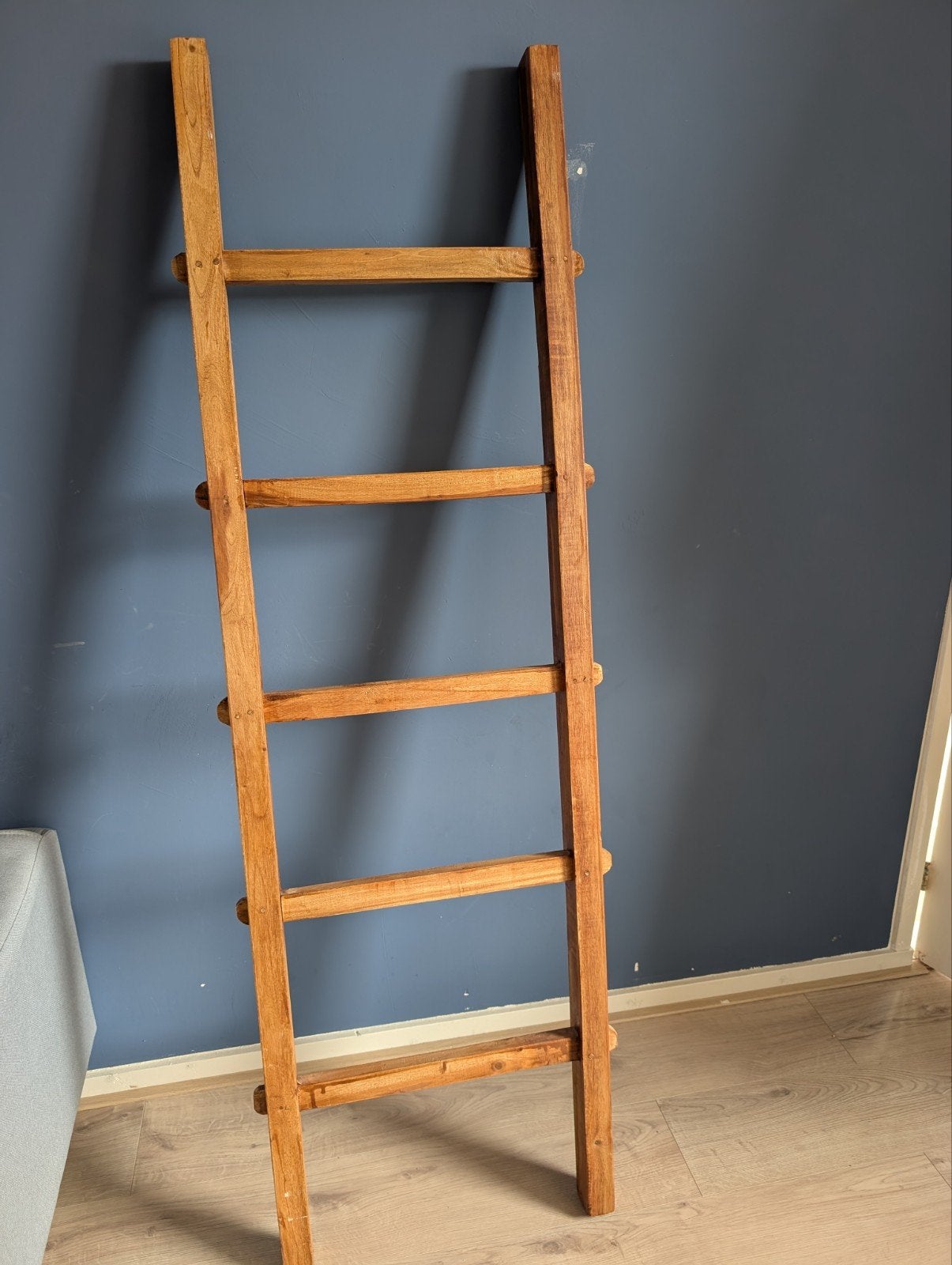 Houten decoratieve ladder, Doe-het-zelf en Verbouw, Ophalen, Gebruikt, Ladder, Minder dan 2 meter