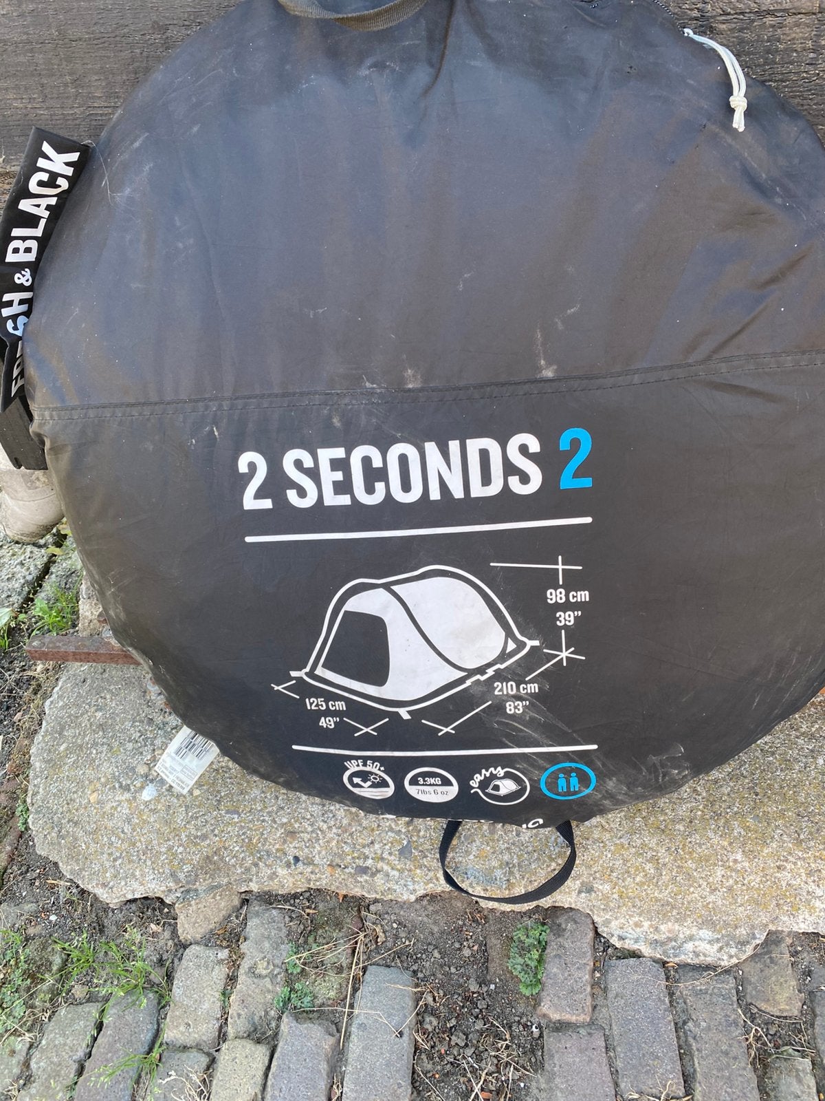 2 persoons tent ., Ophalen, Zo goed als nieuw