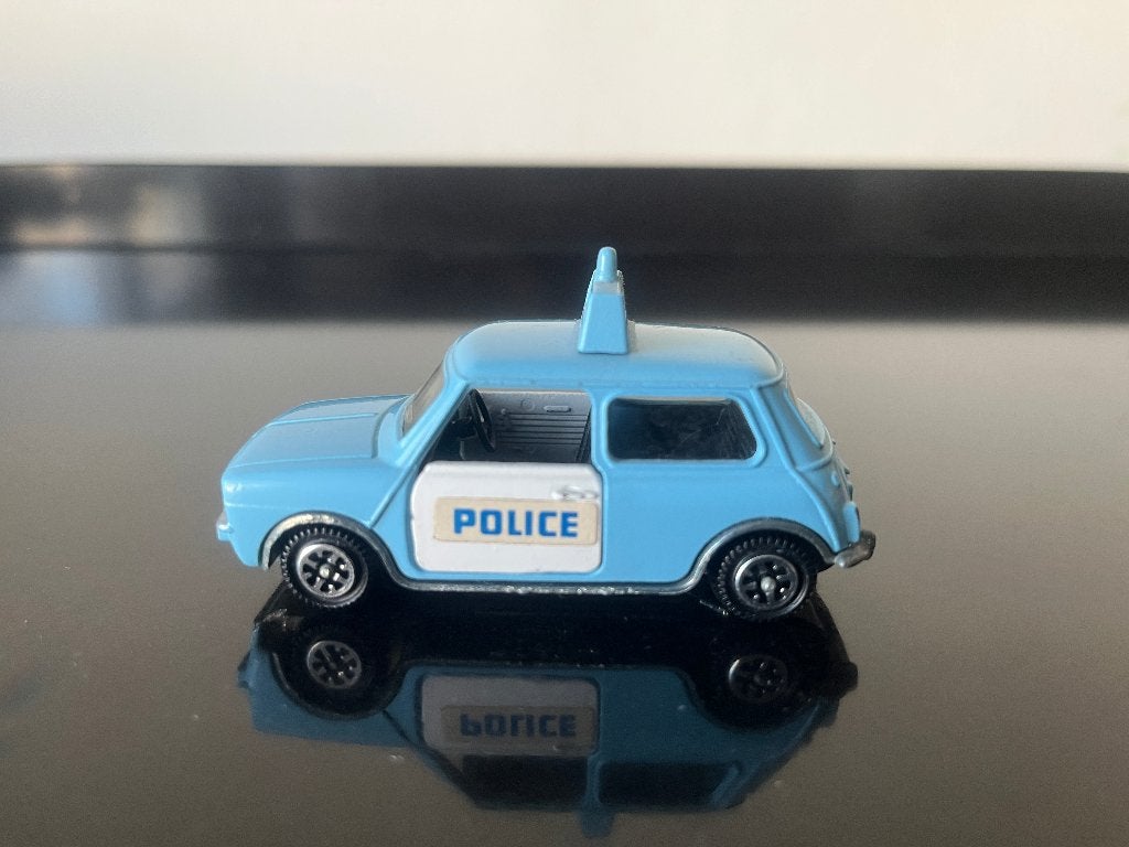Dinky Toy #255 Mini Clubman Police, Ophalen of Verzenden, Zo goed als nieuw, Auto, Dinky Toys