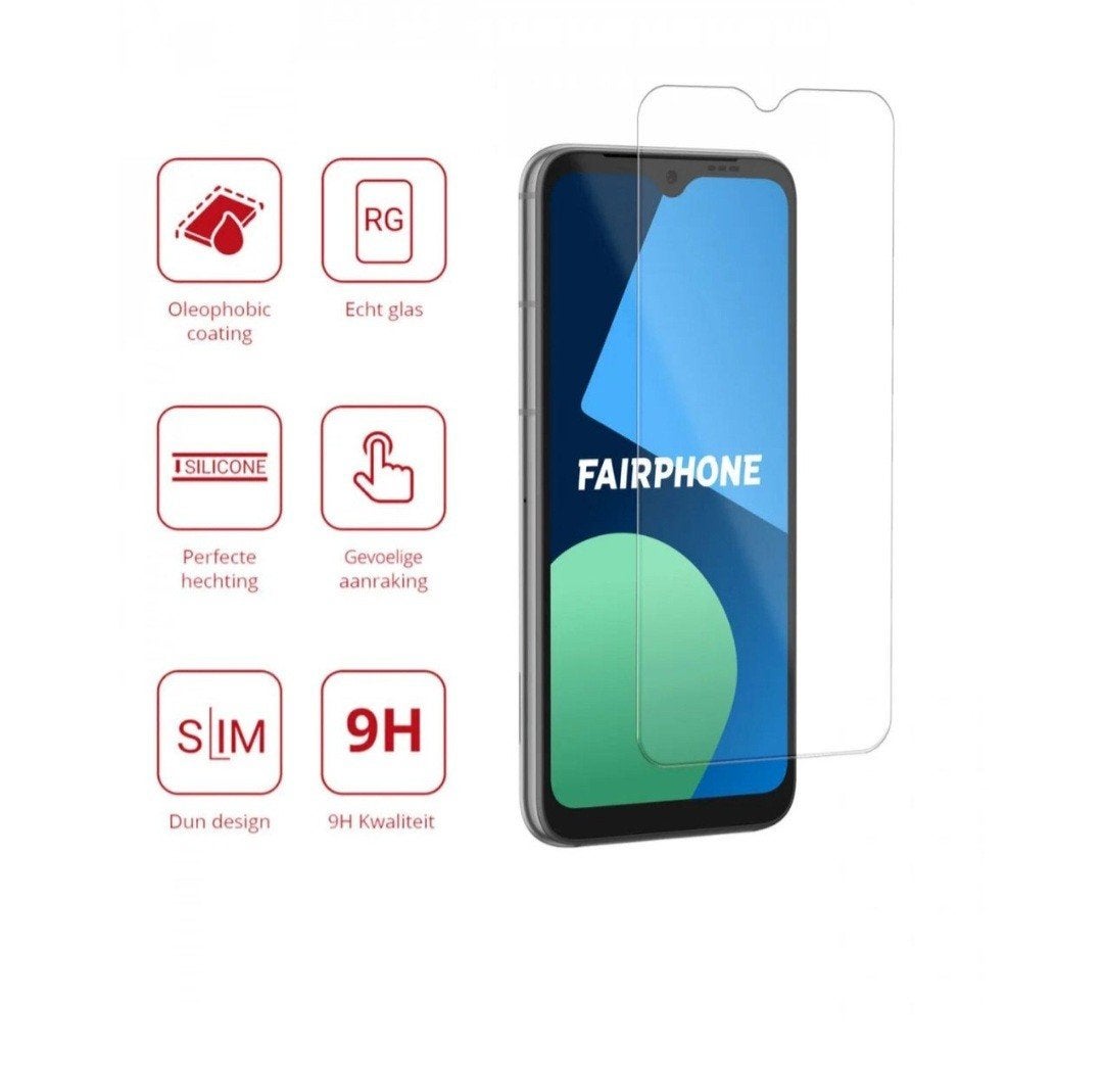fairphone 3 screenprotector glass, nieuw, Ophalen of Verzenden, Nieuw, Zwart