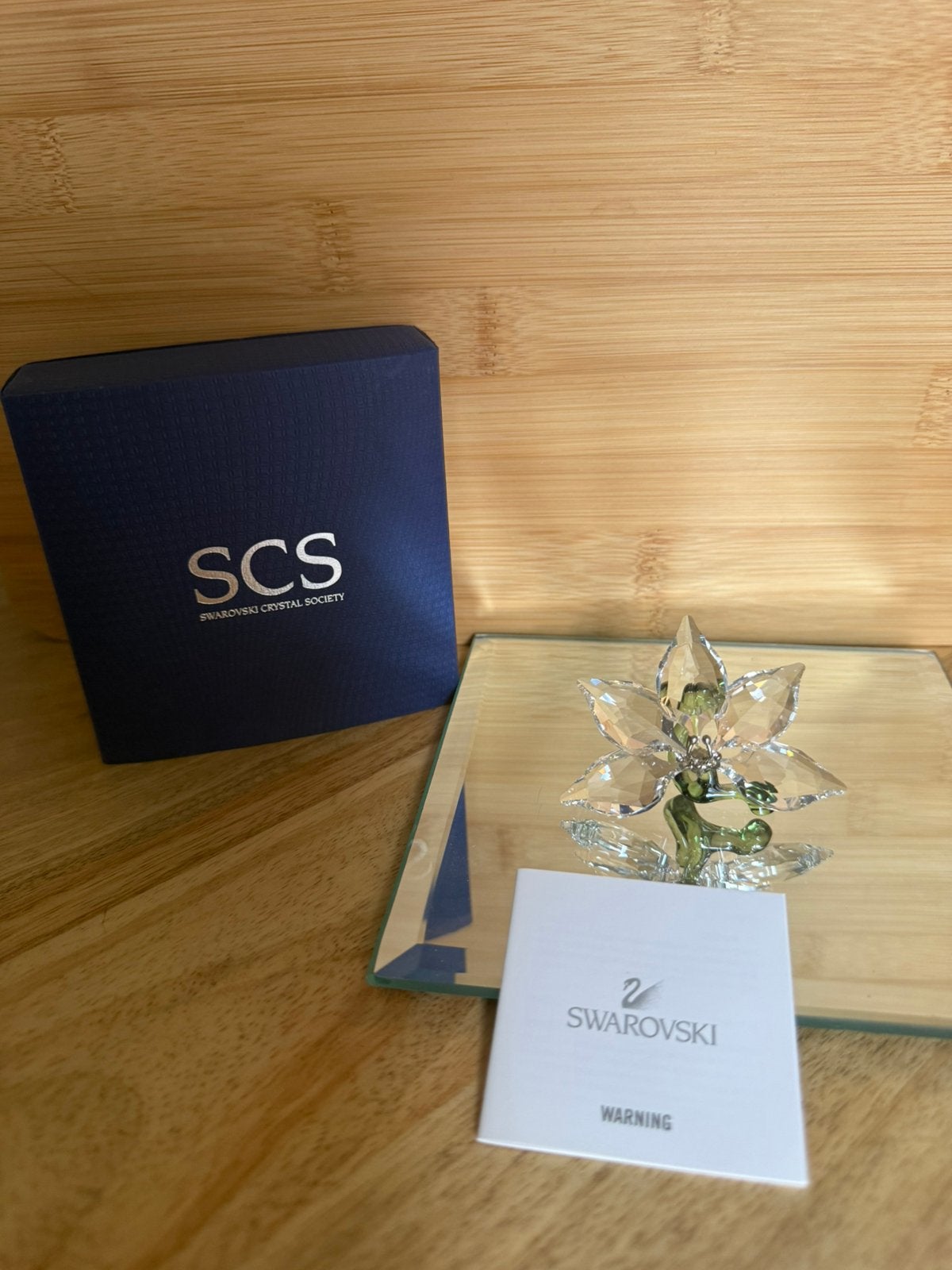 Swarovski lidmaatschap orhcidee, Ophalen of Verzenden, Nieuw
