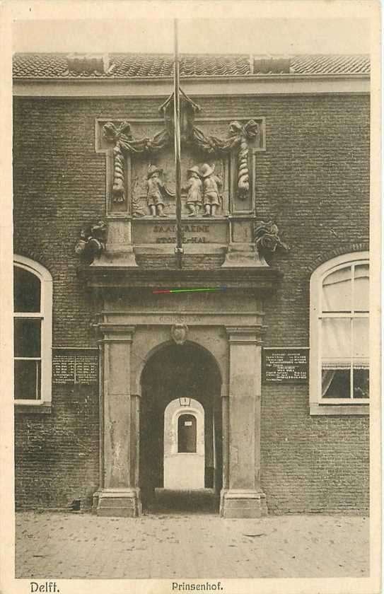 300-199-025 Delft Prinsenhof, Verzenden, Voor 1920, Zuid-Holland
