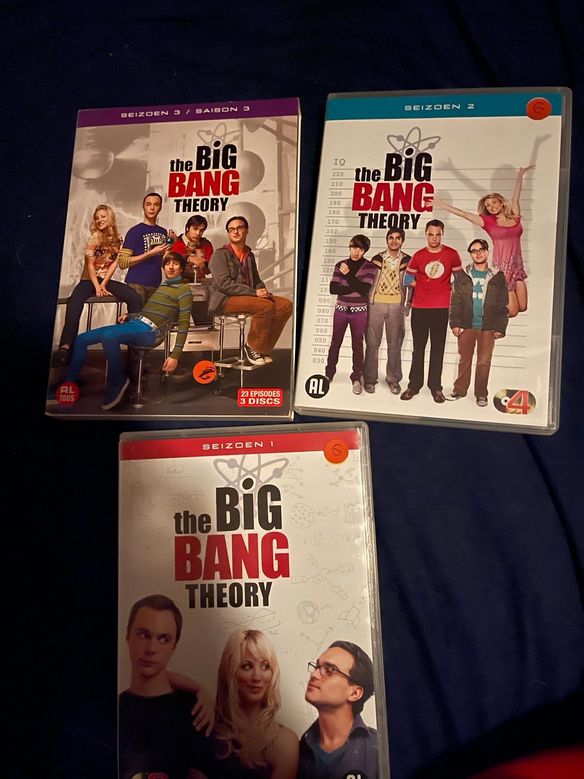 The Big Bang Theory Seizoen 1, 2 en 3 DVD Boxset, Cd's en Dvd's, Dvd's | Tv en Series, Seizoen 1, Nederlands, Ophalen of Verzenden