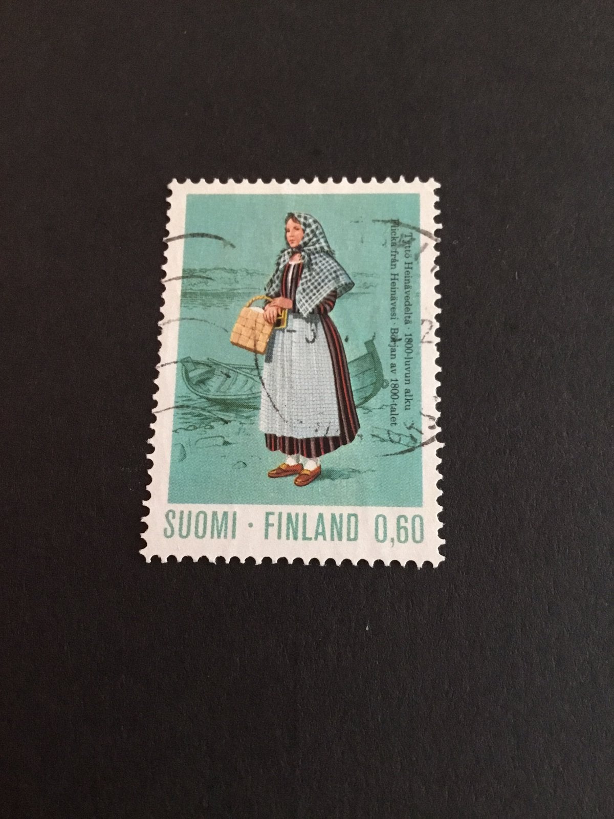 Finland klederdracht, Ophalen of Verzenden, Gestempeld, Overige thema's