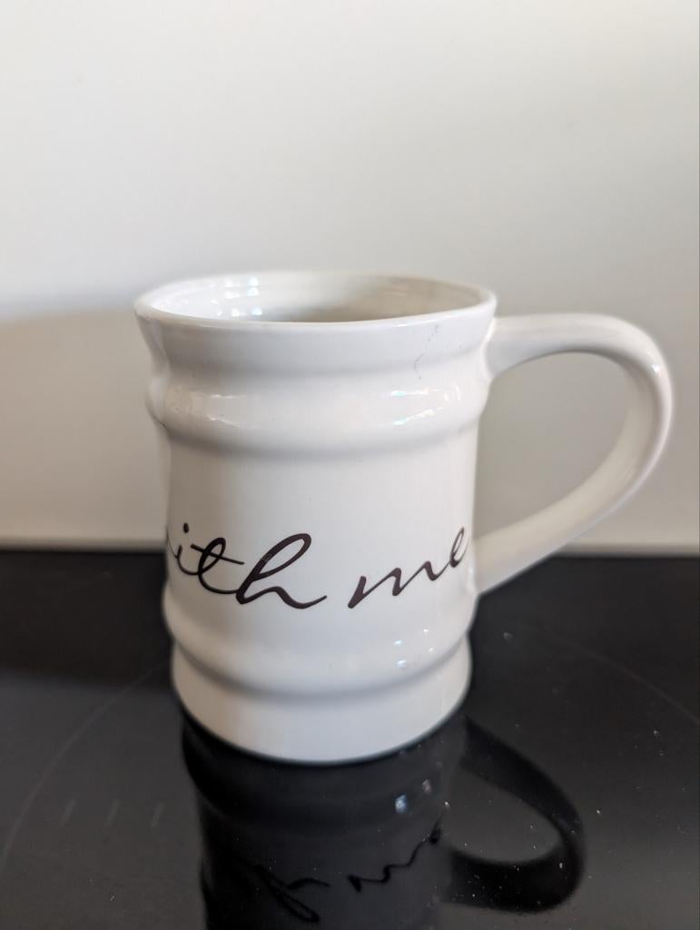 Beker groot Rivièra Maison, tea time, Ophalen of Verzenden, Zo goed als nieuw, Overige stijlen, Kop(pen) en/of Schotel(s)