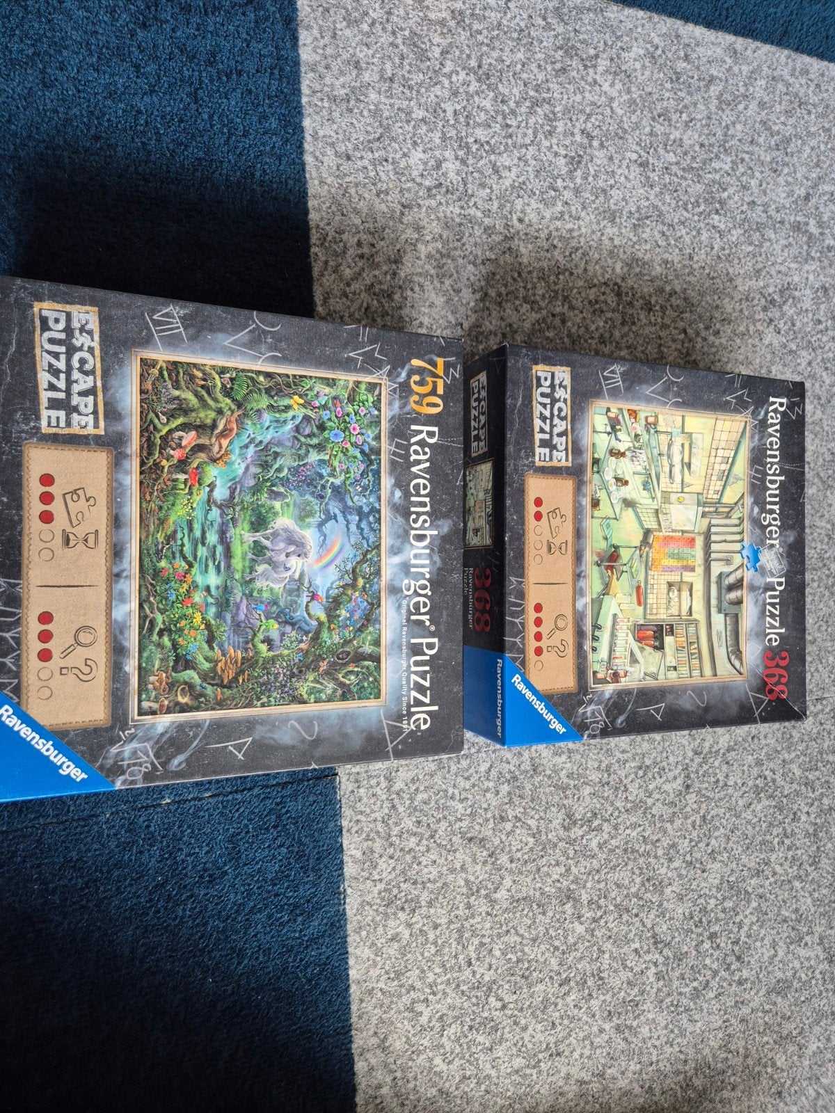 escape puzzels, Ophalen of Verzenden, 500 t/m 1500 stukjes, Zo goed als nieuw