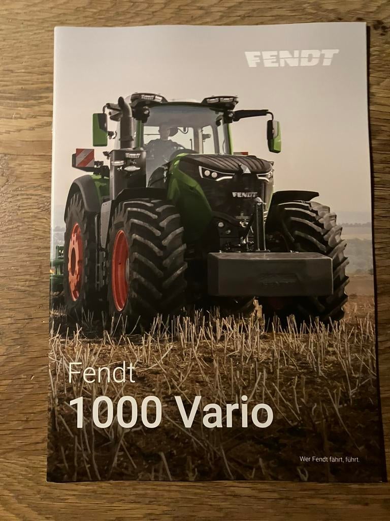 Fendt 1000 vario folder duitstalig, Verzenden, Nieuw, Overige onderwerpen