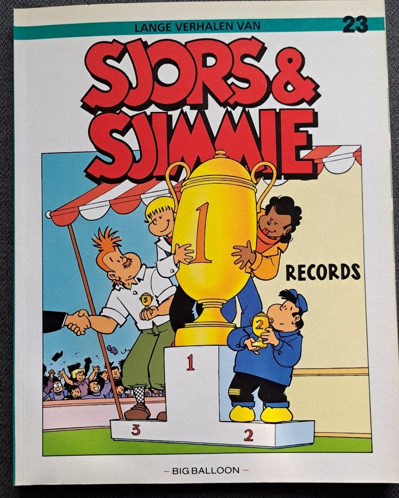 Sjors en Sjimmie Nr. 23 Records (1991), Eén stripboek, Ophalen of Verzenden, Gelezen