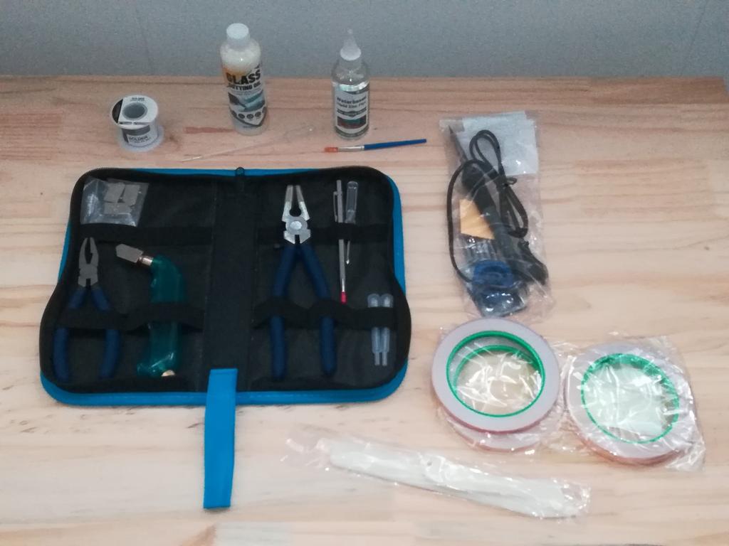 Beginners pakket glas in lood Tiffany nieuw, Hobby en Vrije tijd, Ophalen of Verzenden, Nieuw