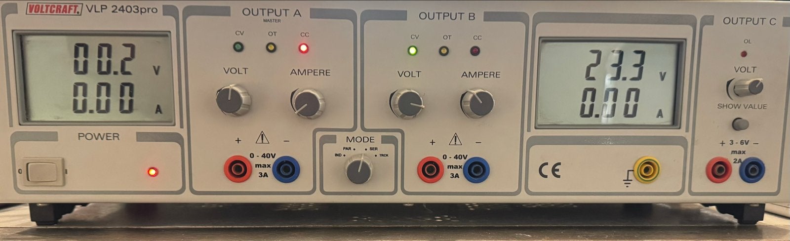 VOLTCRAFT VLP 2403pro Laboratoriumvoeding, ., Ophalen of Verzenden, Zo goed als nieuw, .