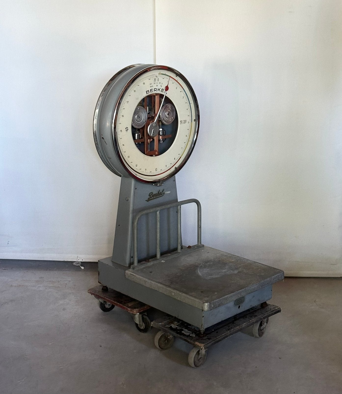 Berkel vloerweegschaal Model 23001, Witgoed en Apparatuur, Weegschalen, Ophalen, Zo goed als nieuw, Minder dan 10 kg