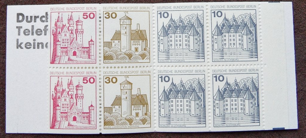 Postzegelboekje Duitsland – Bundespost Berlin  Boekje 10a I, Ophalen of Verzenden, BRD, Postfris