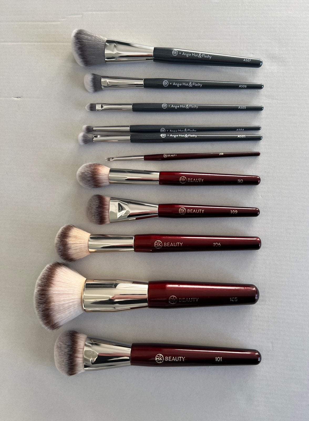 BK Beauty Kwasten Brushes USA Nieuw 101 109 110 A506 A507, Ophalen of Verzenden, Nieuw, Gehele gezicht, Toebehoren