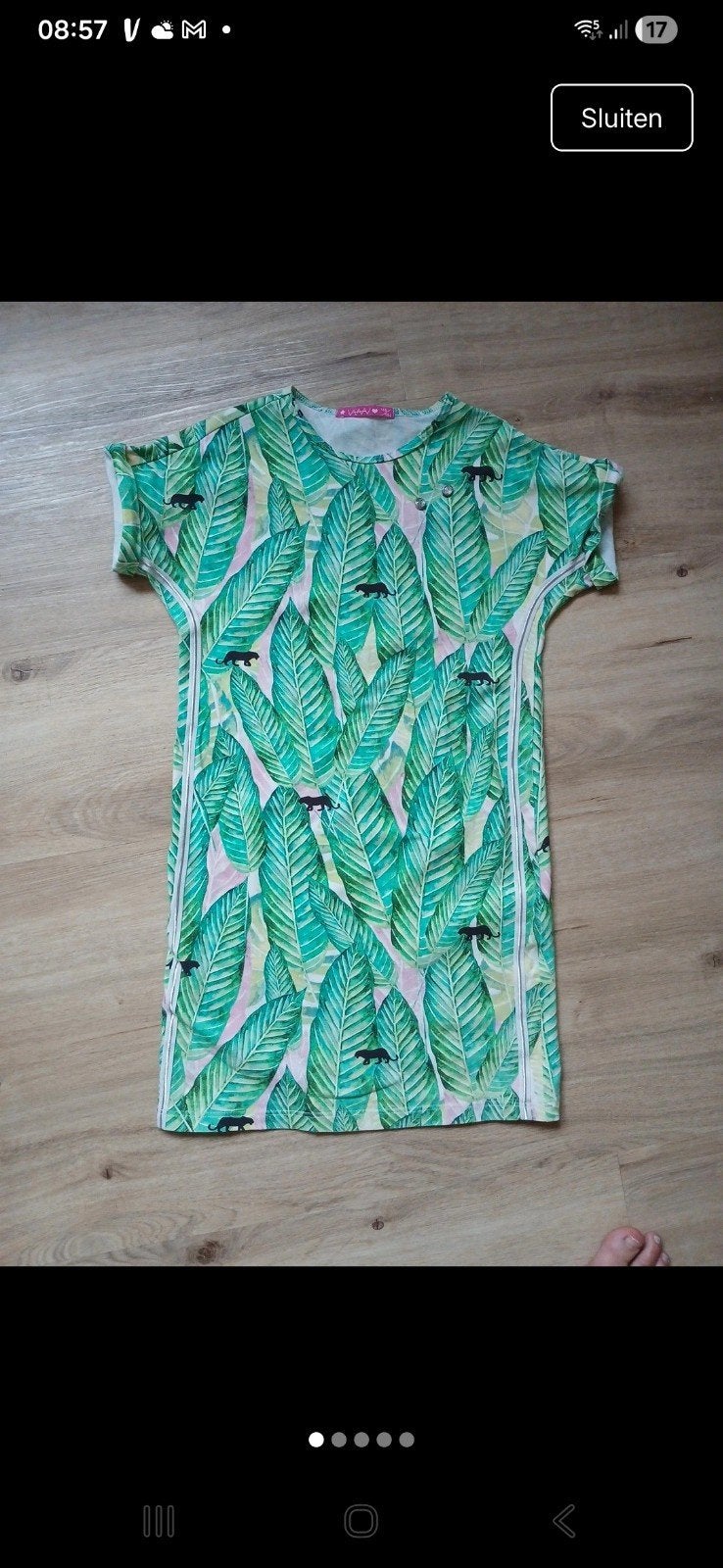 Waaaw jurk te koop maat 146/152, Kinderen en Baby's, Kinderkleding | Maat 146, Ophalen of Verzenden, Zo goed als nieuw, Meisje