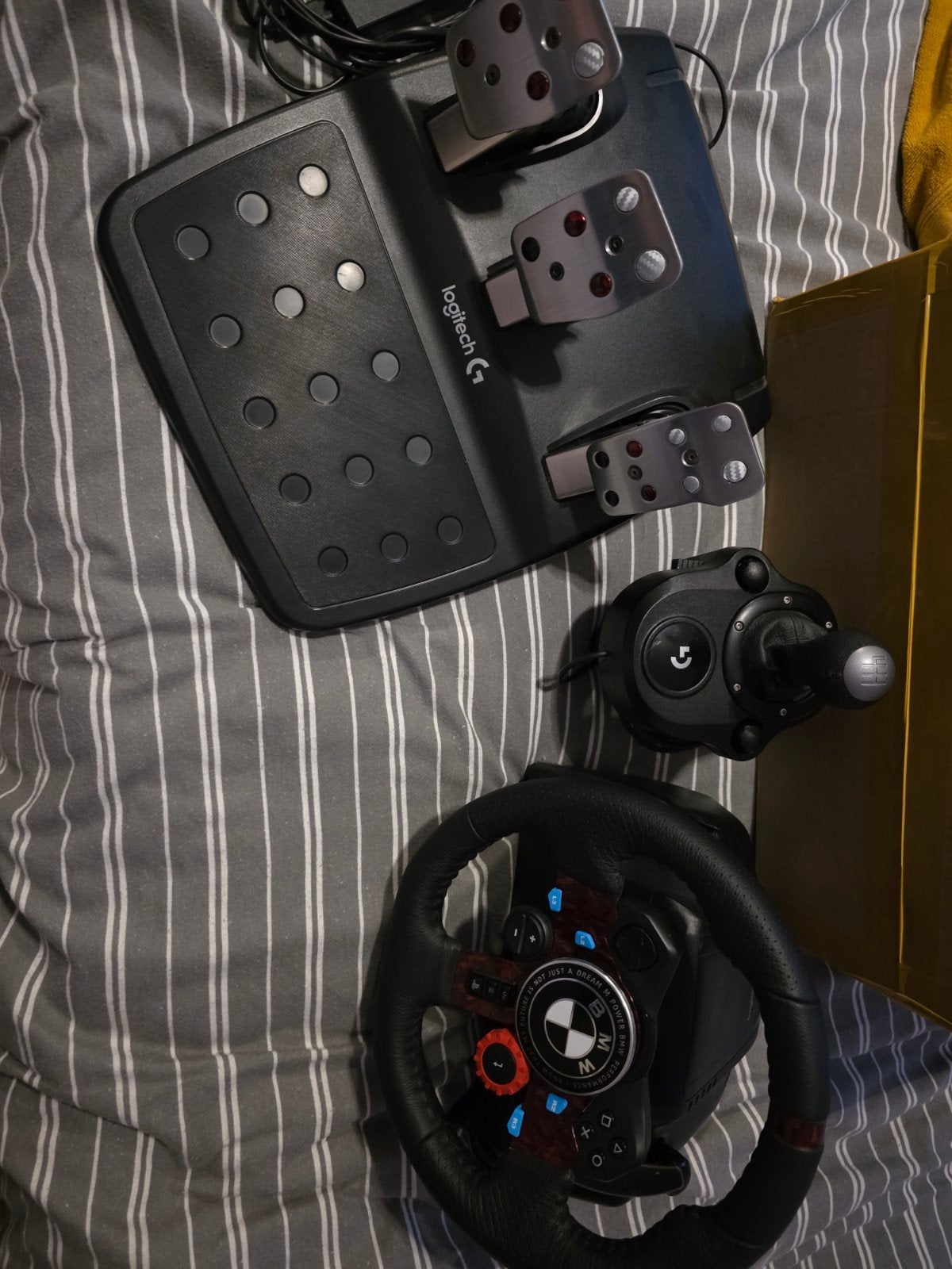 Logitech G29 racestuur met pedalen en shifter, Racestuur, Nieuw, Force feedback, Logitech